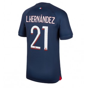 Paris Saint-Germain Lucas Hernandez #21 Koszulka Podstawowych 2023-24 Krótki Rękaw